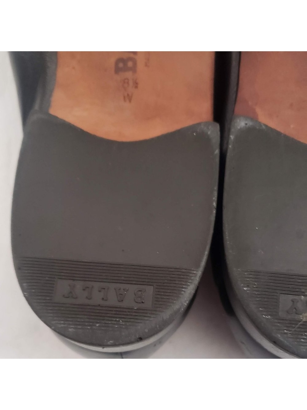 Bally Continental Black Leather Men’s Loafers Size 8.5W - Picture 9 of 11